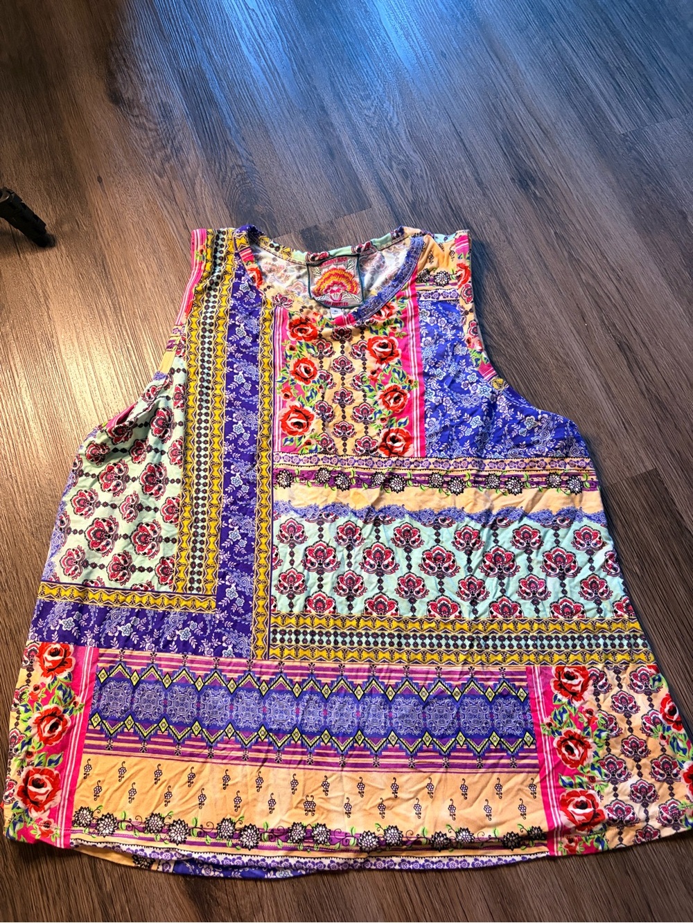Johnny Was Franco Swing Tank Floral Sleeveless Tank - Picture 5 of 6
